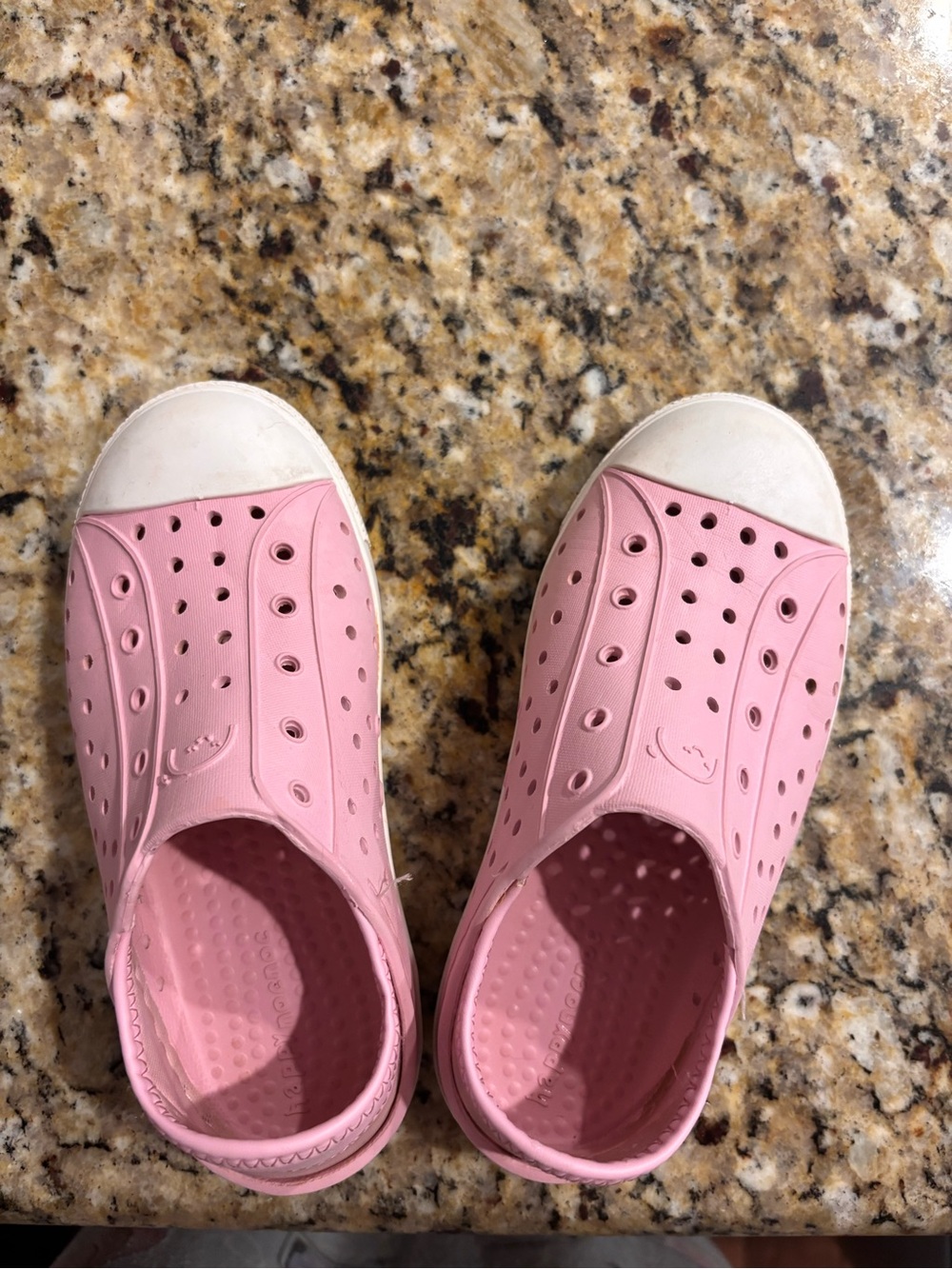 NOCNOC Pink Slip On Shoes Size 28 Girls Sporty Preppy Waterproof Clogs